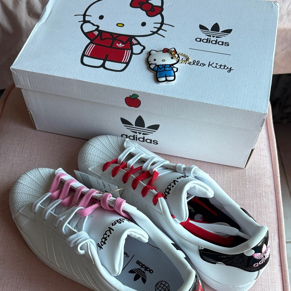 Adidas x Sanrio Hello Kitty superstar sneakers